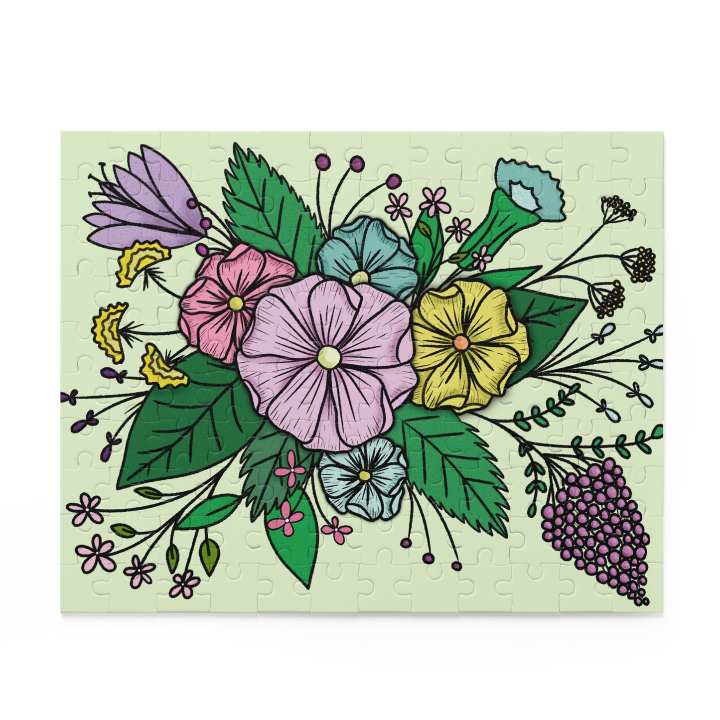 Floral Puzzle (120, 252, 500-Piece)