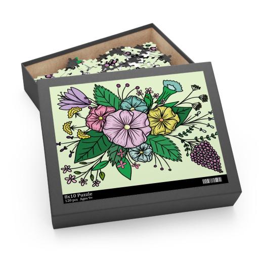 Floral Puzzle (120, 252, 500-Piece)