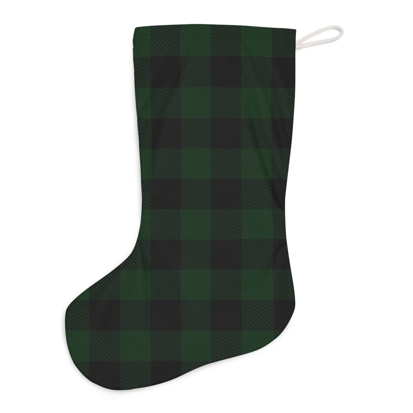 Dark Green Santa Stocking
