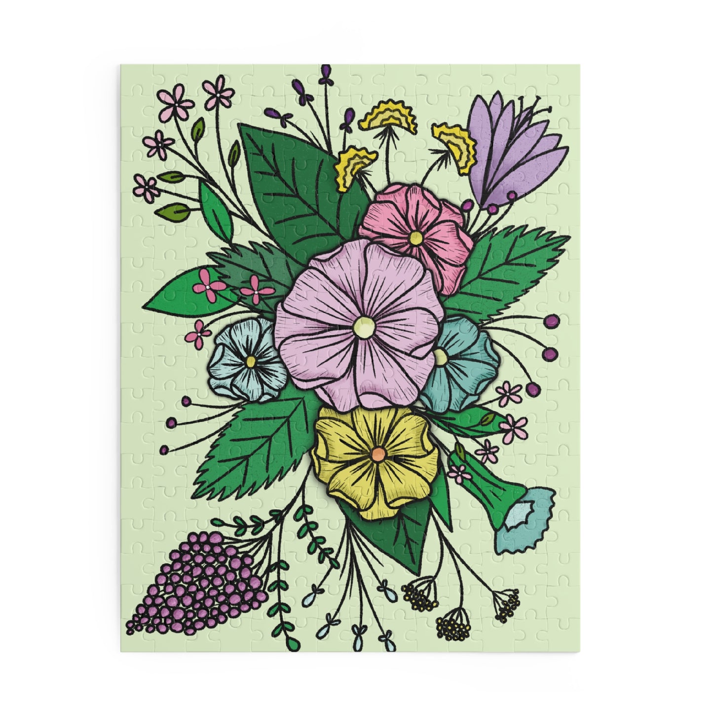 Floral Puzzle (120, 252, 500-Piece)
