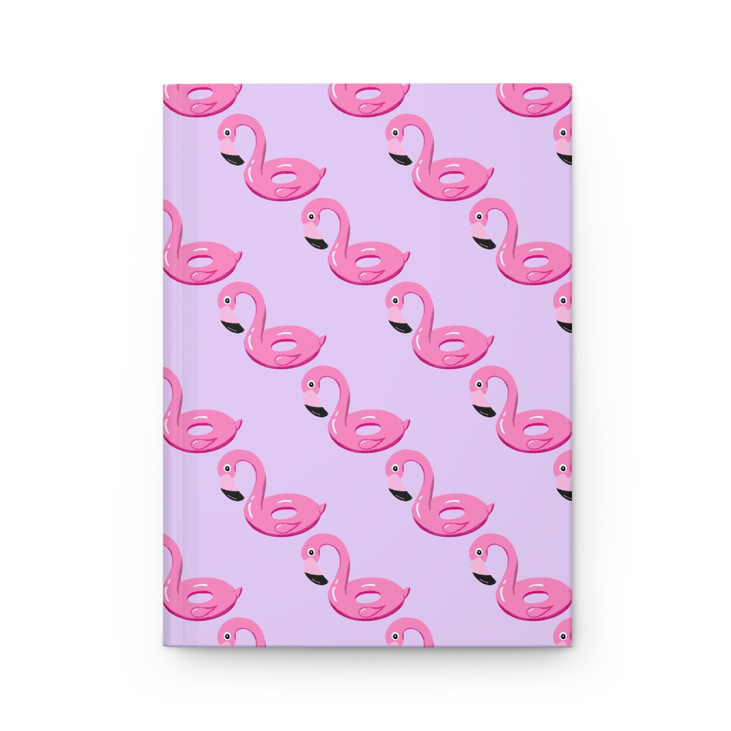 Flamingo Pool Float Hardcover Journal