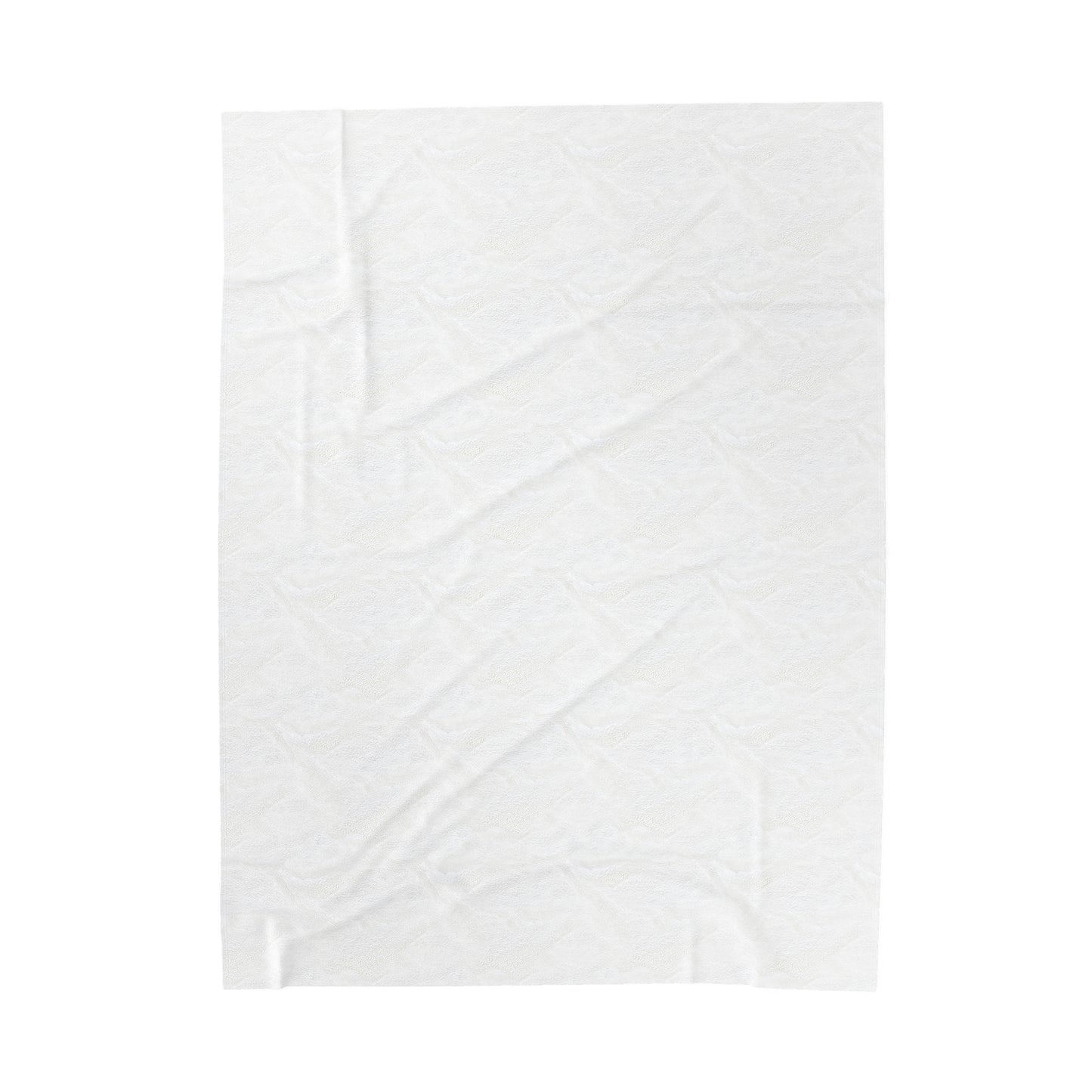 Velveteen Blanket with Monstera Design