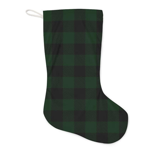 Dark Green Santa Stocking